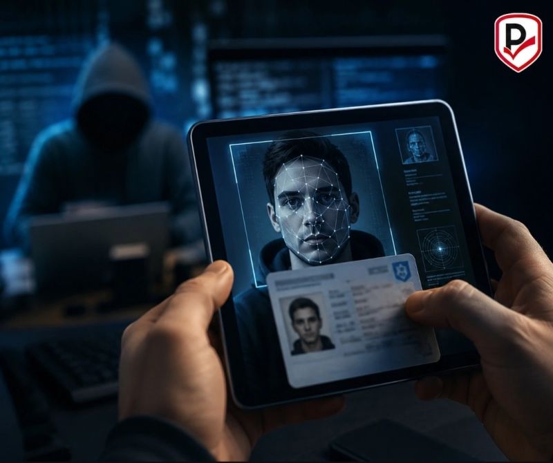 When the face on the screen is real. The person behind it isn't.